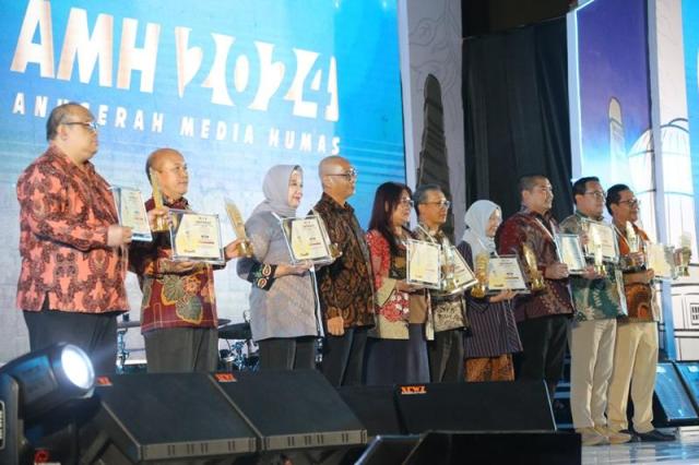 20241014 Kemenkumham Raih Penghargaan Anugerah Media Humas 2024