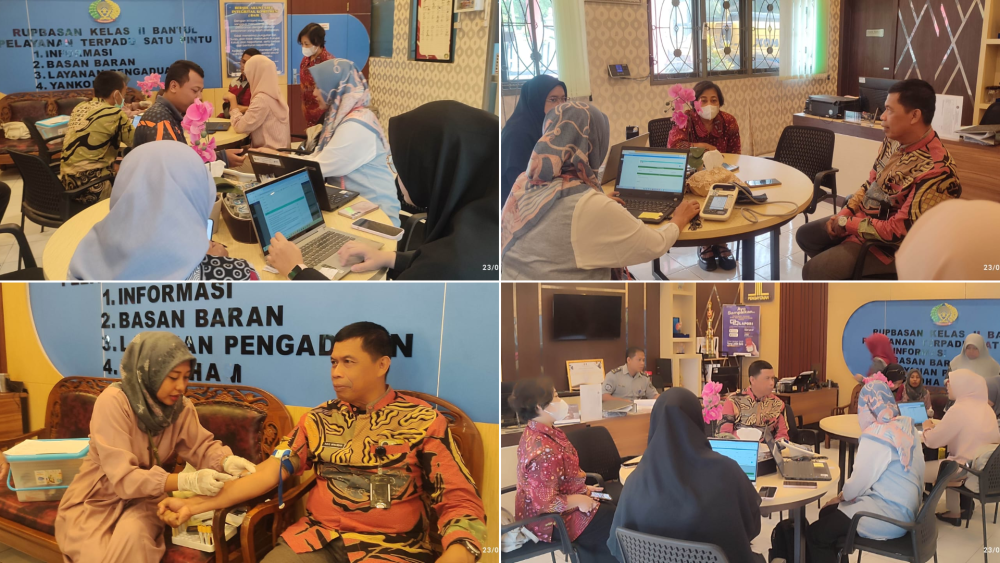 Rupbasan Bantul Dapat 'Kado Sehat' dari Presiden Prabowo: Cek Kesehatan Gratis Langsung di Kantor Rupbasan Bantul Dapat 'Kado Sehat' dari Presiden Prabowo: Cek Kesehatan Gratis Langsung di Kantor